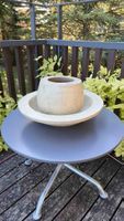 Gunther Lambert grosse Schale & Cachepot Steingut