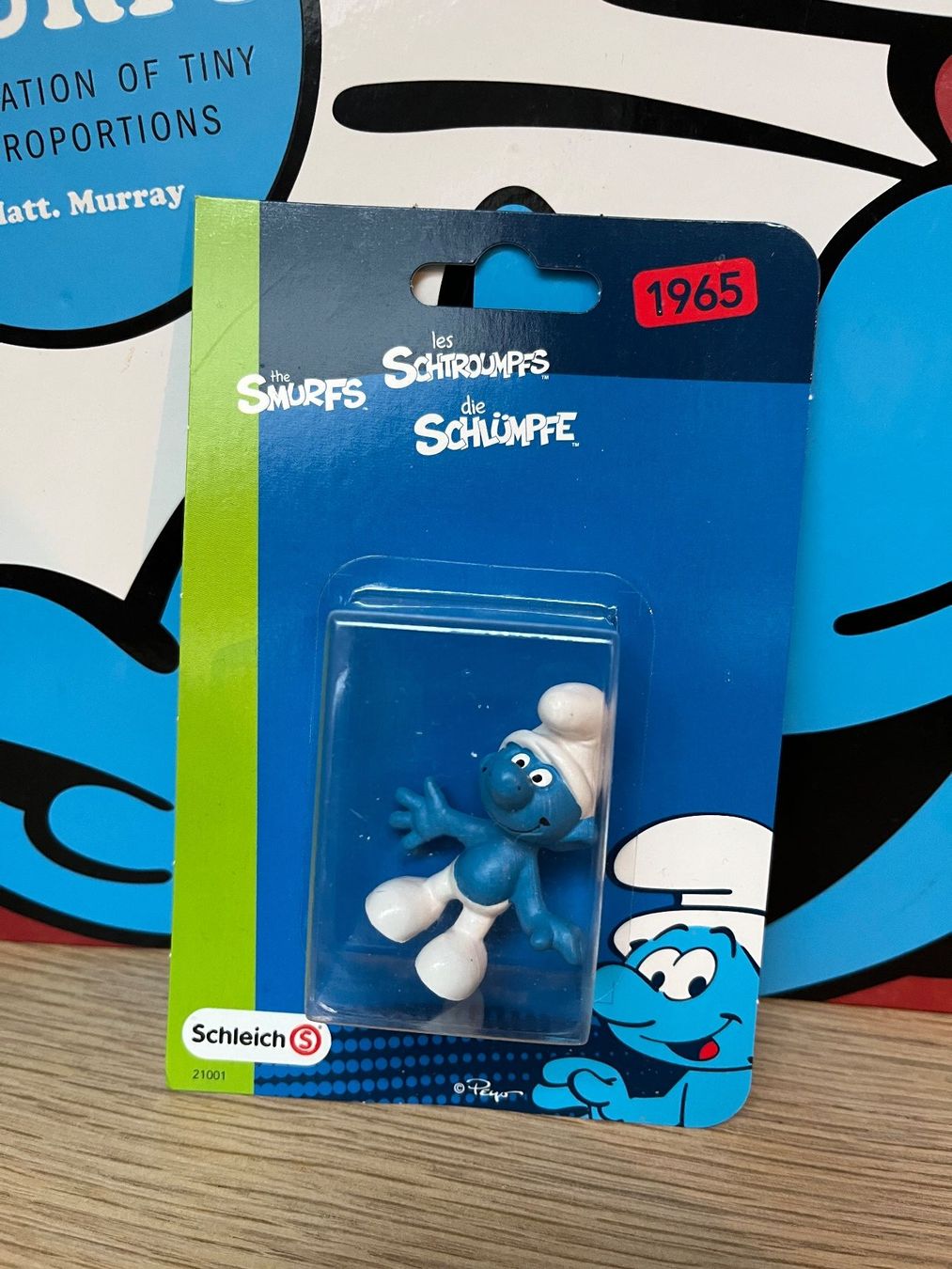 Schleich Statuette: Klassiker-Schlumpf, in Verpackung – Nuovo e nell'imballaggio originale da Lyss venduto da Duckszone