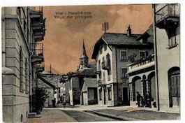 Visp Hauptstrasse belebt