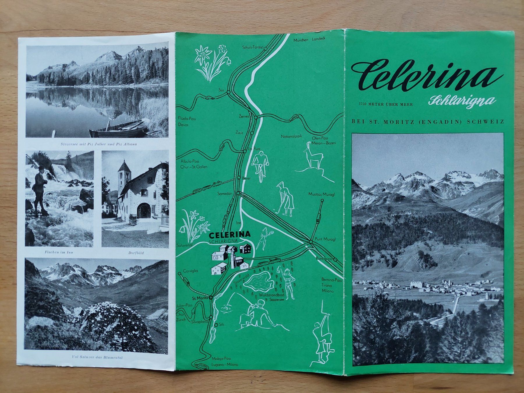 Documenti: Alter Prospekt Celerina Schlarigna bei St. Moritz (Engadin) – Usato da Obfelden venduto da Foto_Bild_Kunst_Buch 2