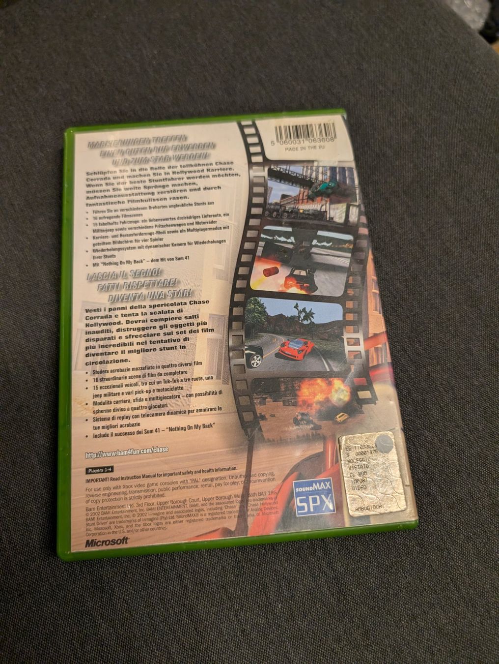 Giochi: Chase Hollywood stunt driver Microsoft Xbox – Usato da Giubiasco venduto da Ticinerd 1
