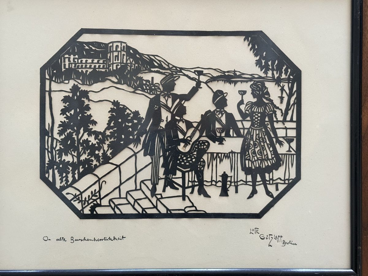 Dipinti: Scherenschnitt - Lotte Gützlaff Berlin um 1920  – Usato da Solothurn venduto da NUVICO 1