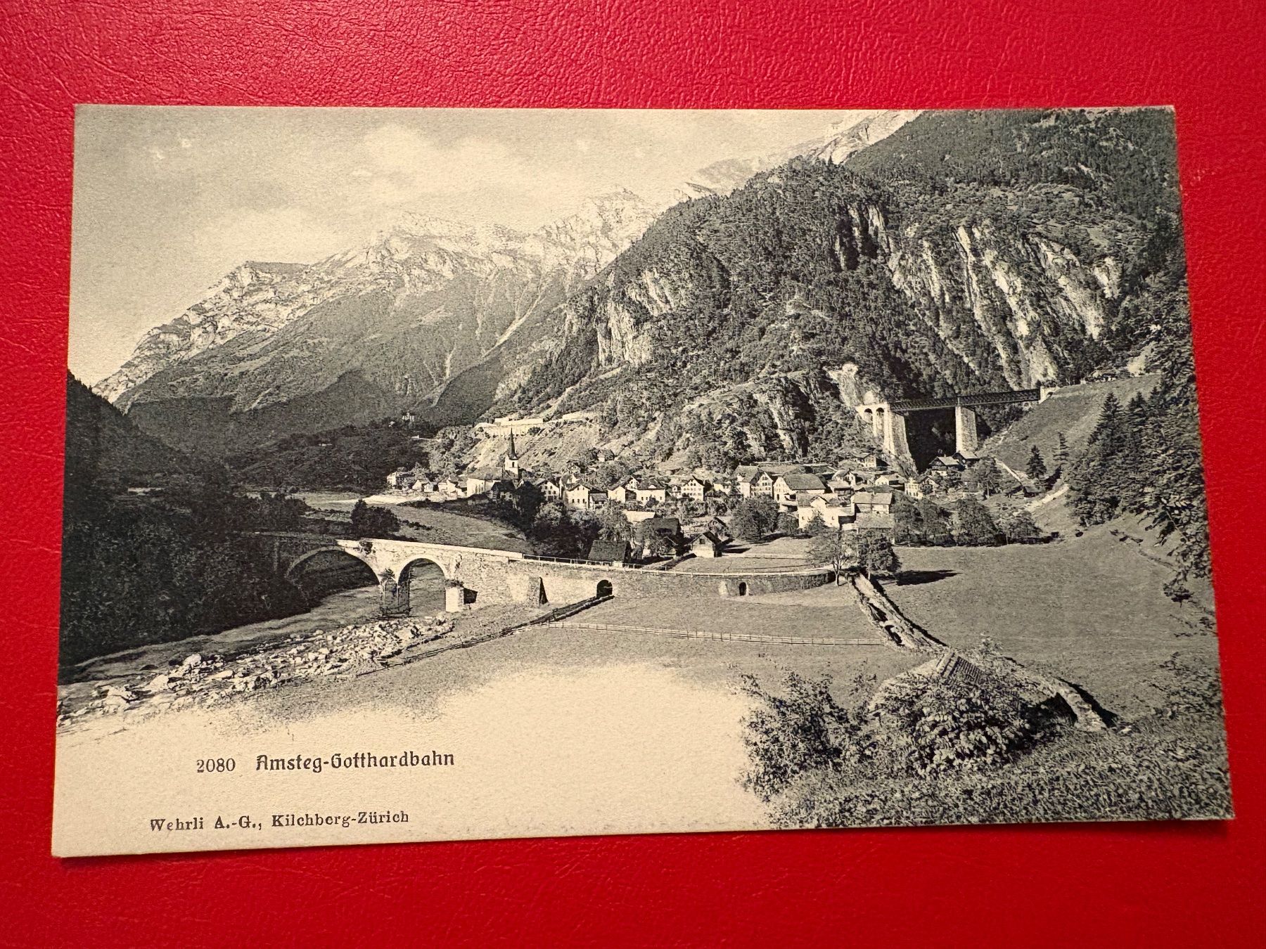 Cartoline postali: Amsteg - Gotthardbahn – Usato da St-Légier-La Chiésaz venduto da Theo005