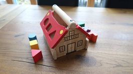 Spielhaus aus Holz - Set komplett