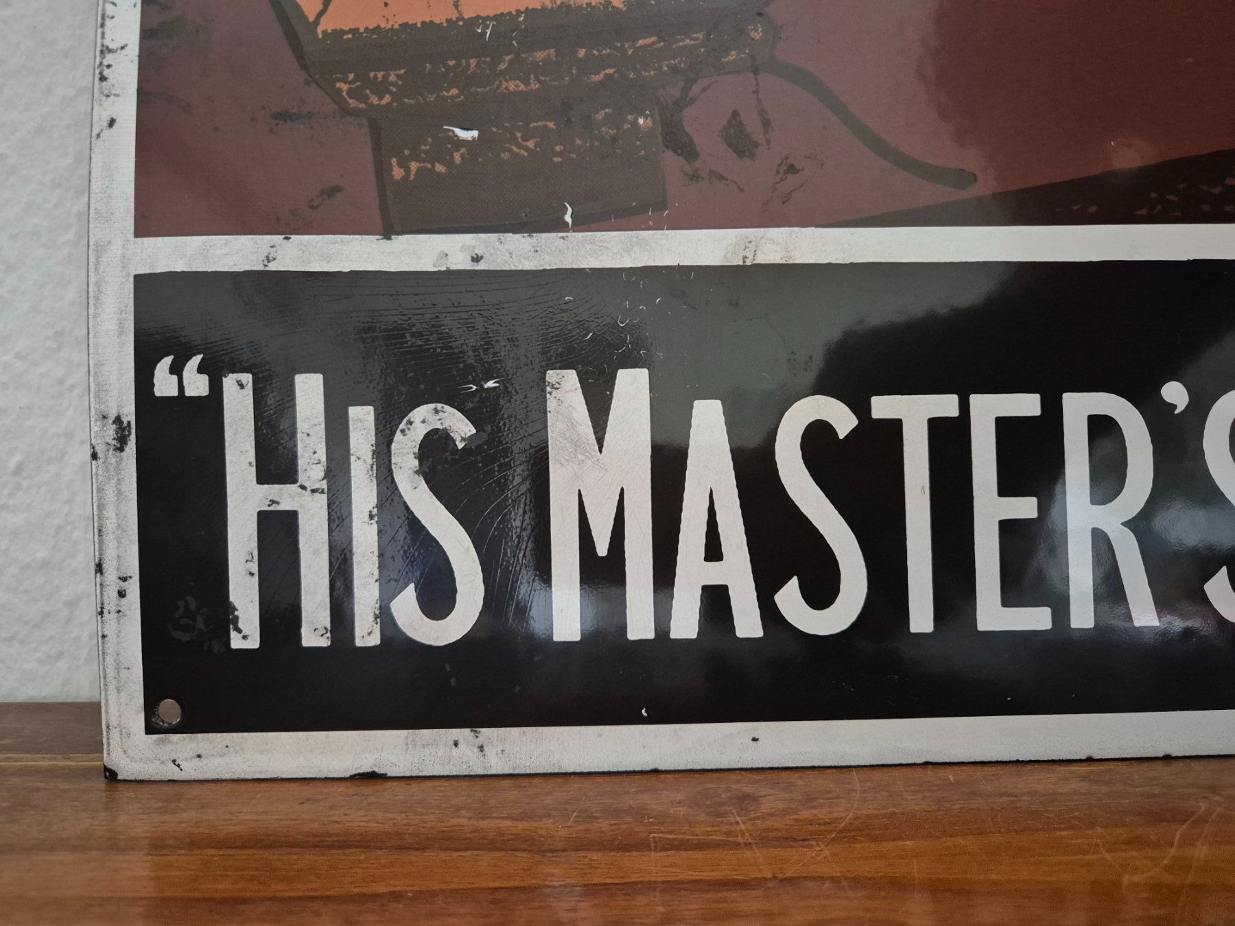 Insegne: Emailschild His Masters Voice Schallplatte Emaille Schild – Usato da Schaffhausen venduto da pfanis09 4