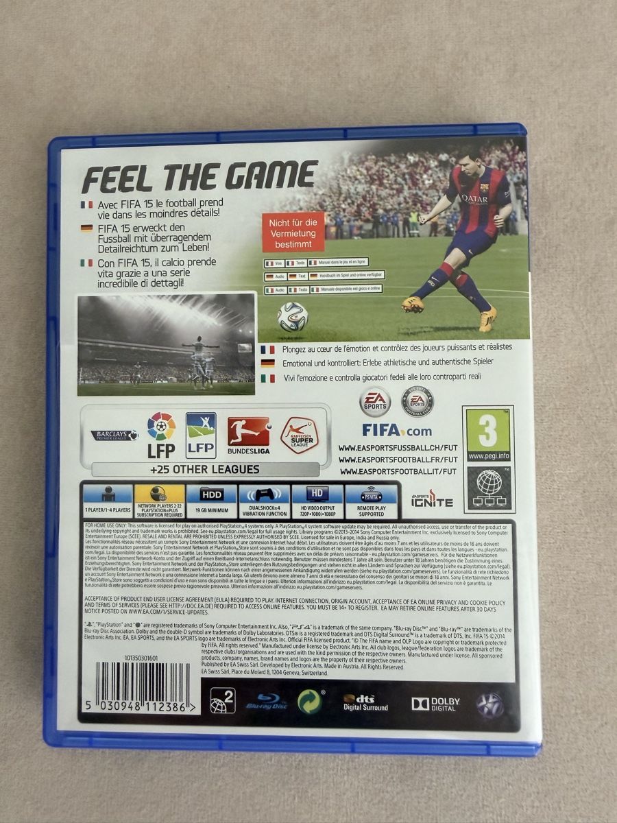 Jeux: PS4 - FIFA 2015 – D'occasion à Dübendorf par R.O.G 1