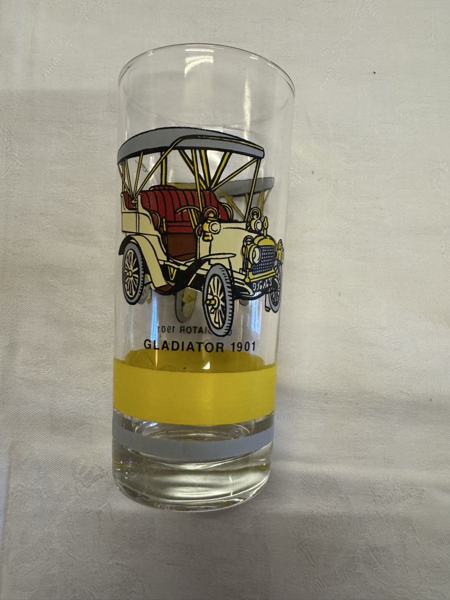 Bicchieri: Vintage-Trinkgläser mit Oldtimer-Motiven. – Usato da Gränichen venduto da onkel_xxl 6