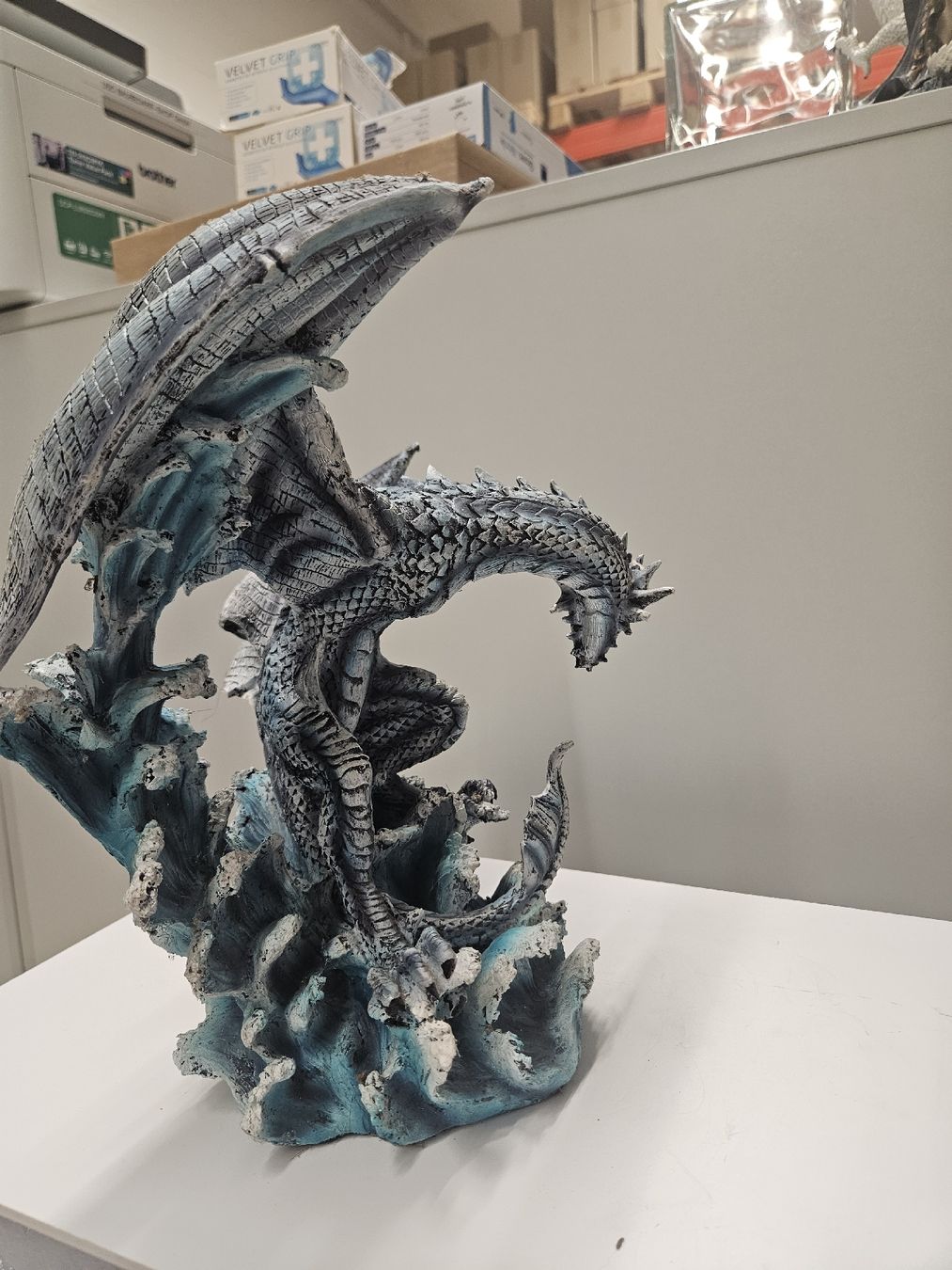 Figuren: Rearing Blue Drache 35cm – Gebraucht aus Dielsdorf von Kenan997 3