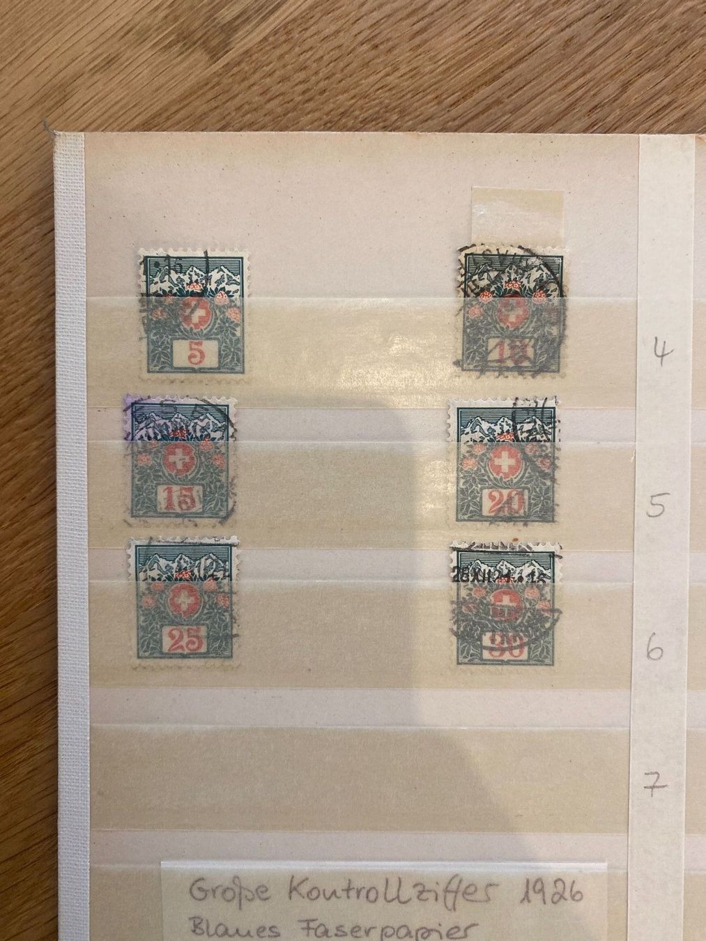 Alle Briefmarken: Alte Schweizer Briefmarken Lot Sammlung Wertziffern – Gebraucht aus Wil SG von Chefsugus 6
