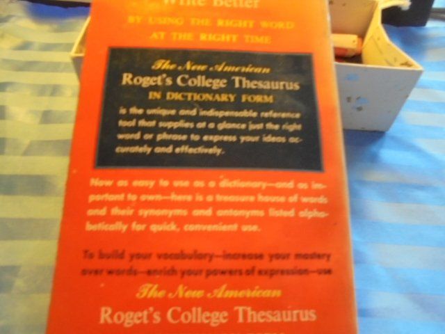 Libri: Roget's COLLEGE Thesaurus – Usato da Hinwil venduto da Glasperlen 1