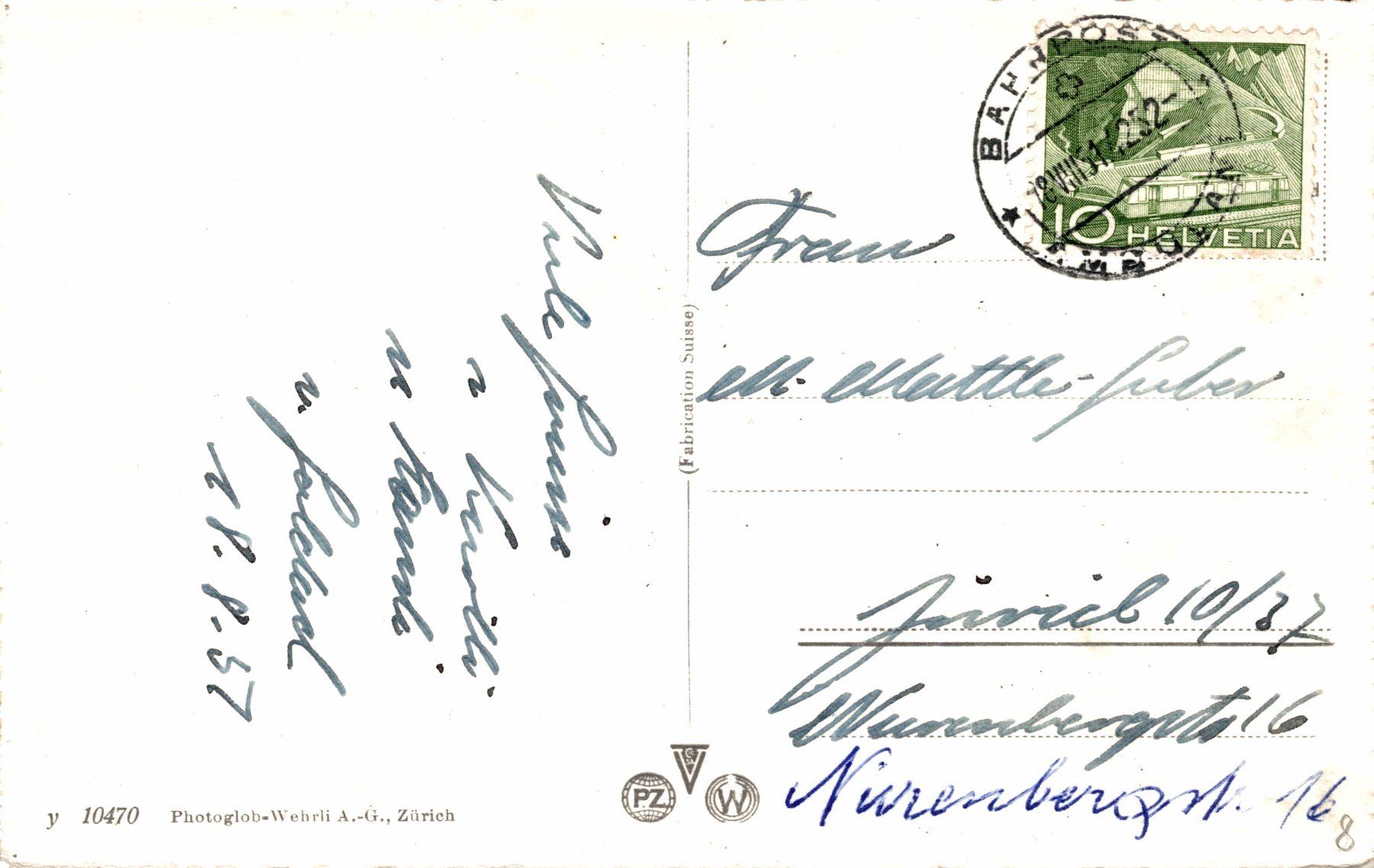 Cartes postales: Bodensee "Dampfer Zürich" – D'occasion à Bronschhofen par Astore 1