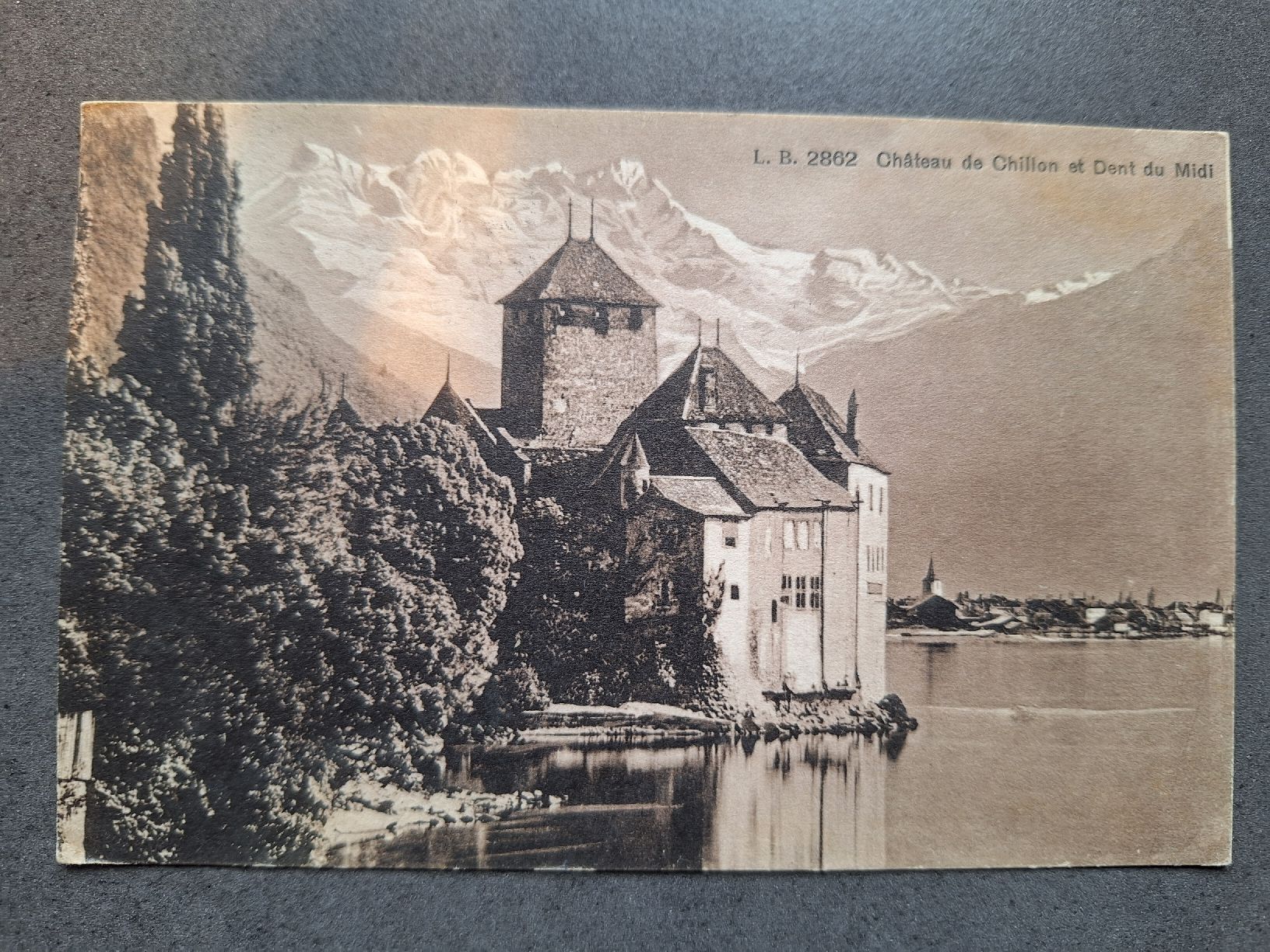 Cartoline postali: Château de Chillon et Dent du Midi – Usato da Balgach venduto da SIMEON27