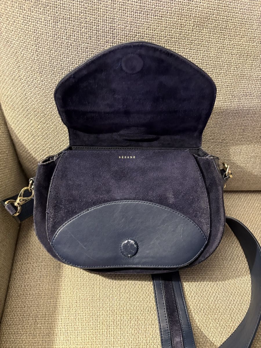 Sezane Borse da donna: Sac Sézane en cuir et daim – Usato da Lausanne venduto da france.guillermin 2