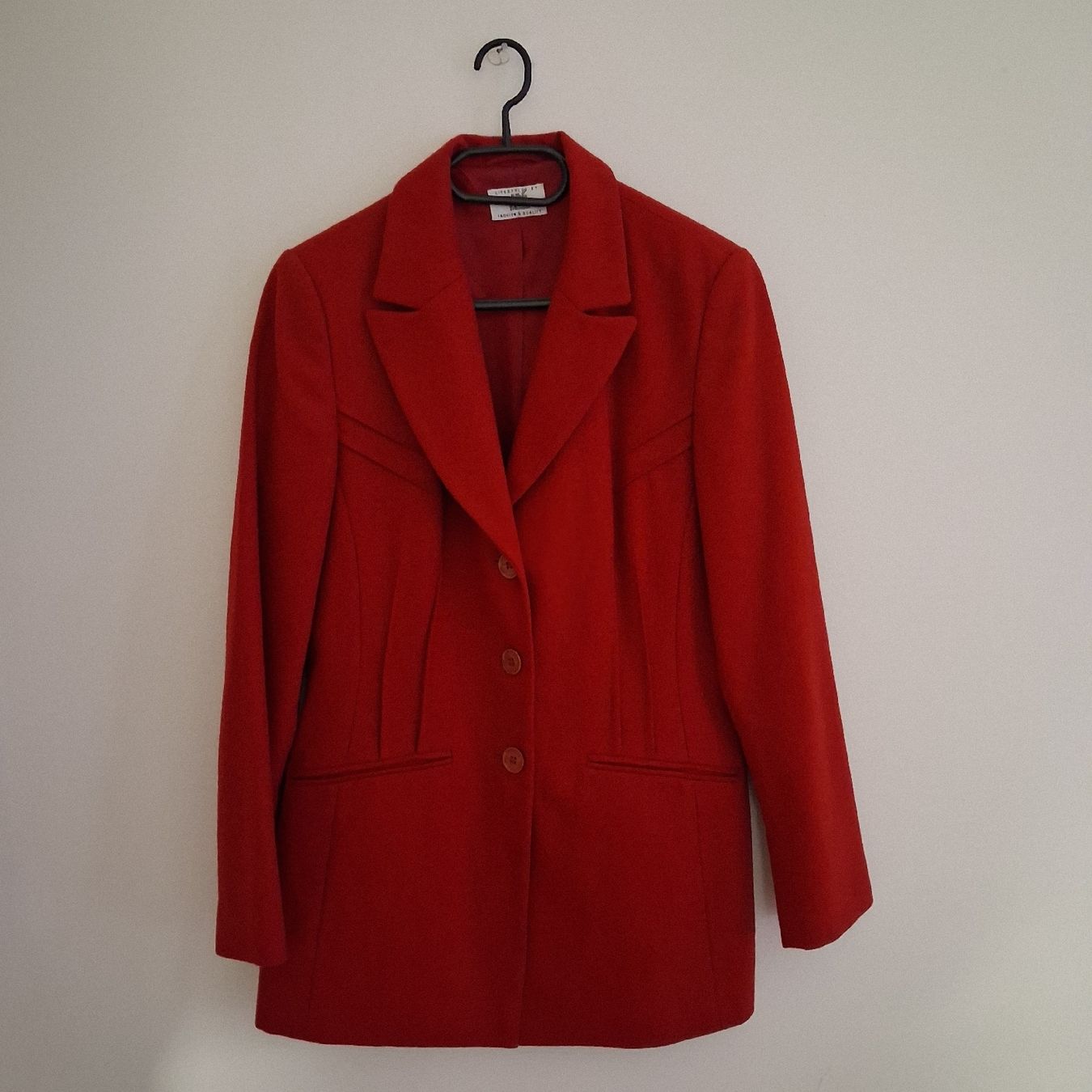 Alba Moda Giacche: Alba Moda Red Wool Jacket Coat size 38 – Nuovo (secondo la descrizione) da Wil SG venduto da tre_g2l7