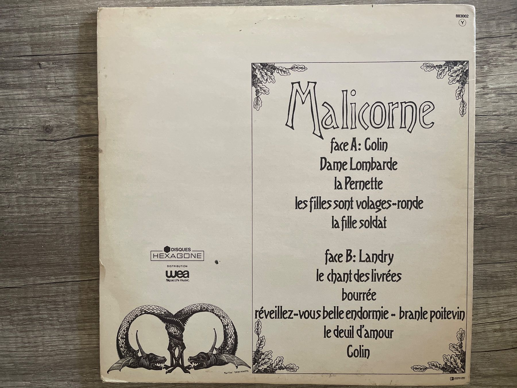 Dischi in vinile: A357Malicorne/Hexagone – Usato da Frutigen venduto da Philippe_jsp 1
