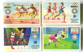 Briefmarken "Sport". Kenia, Uganda, Tansania