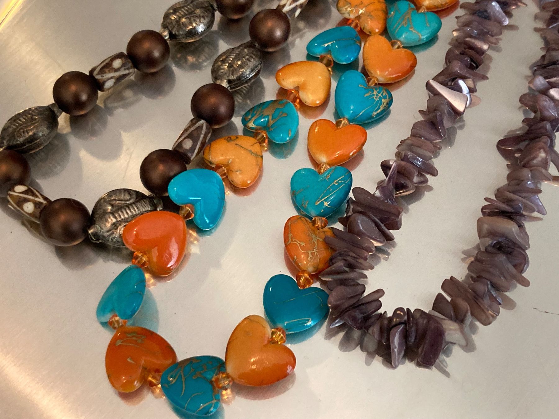 Catenine: 3 colliers vintage – Usato da Marly venduto da Antigona71 1