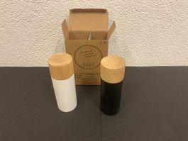 Salz und Pfeffermühle aus Aluminium, Keramik-Mahlwerk