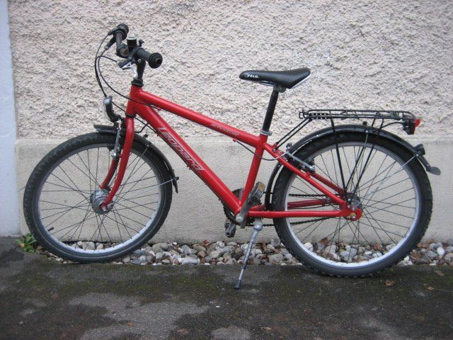 Leopard Biciclette: Leopard Kindervelo 24 Zoll rot – Usato da Winterthur venduto da pf02 1