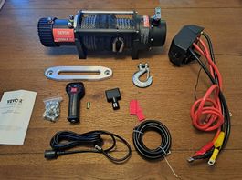 NEU Seilwinde 5900 kg wireless argano verricello offroad