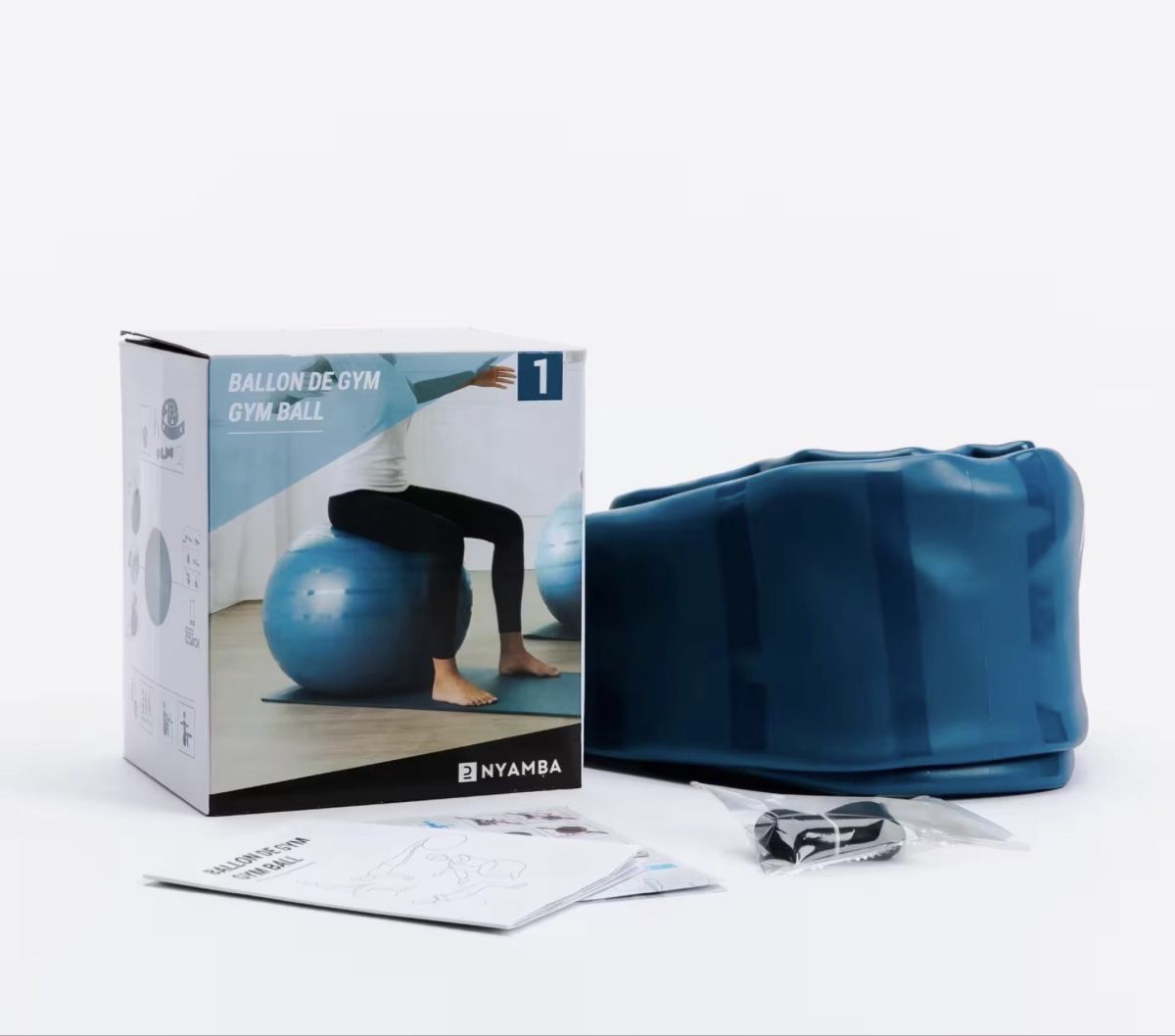 Decathlon Bälle: Gymnastikball blau Grösse 2 – Gebraucht aus Pfäffikon ZH von ShanonF 2