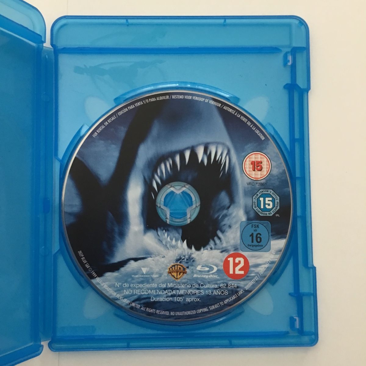 Alle DVDs: Deep Blue Sea - Blu Ray - Neu Wertig – Neu (gemäss Beschreibung) aus Blauen von berlingo65 2