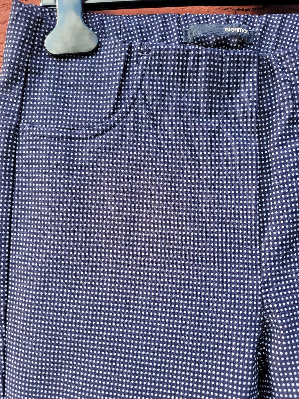 Pantaloni: Stehmann Hose blau gepunktet, Grösse 40 – Nuovo (secondo la descrizione) da Richterswil venduto da MANANA_24