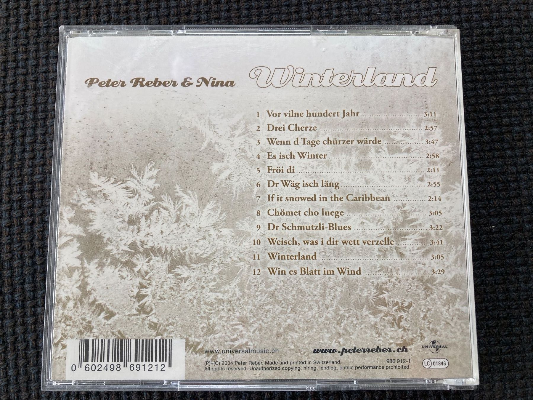 CDs: CD, Peter Reber & Nina, Winterland – Gebraucht aus Baden von Yoyo1 1