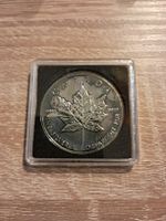 Silbermünze Canada Maple Leaf 1 Unze 1989 5 Dollar