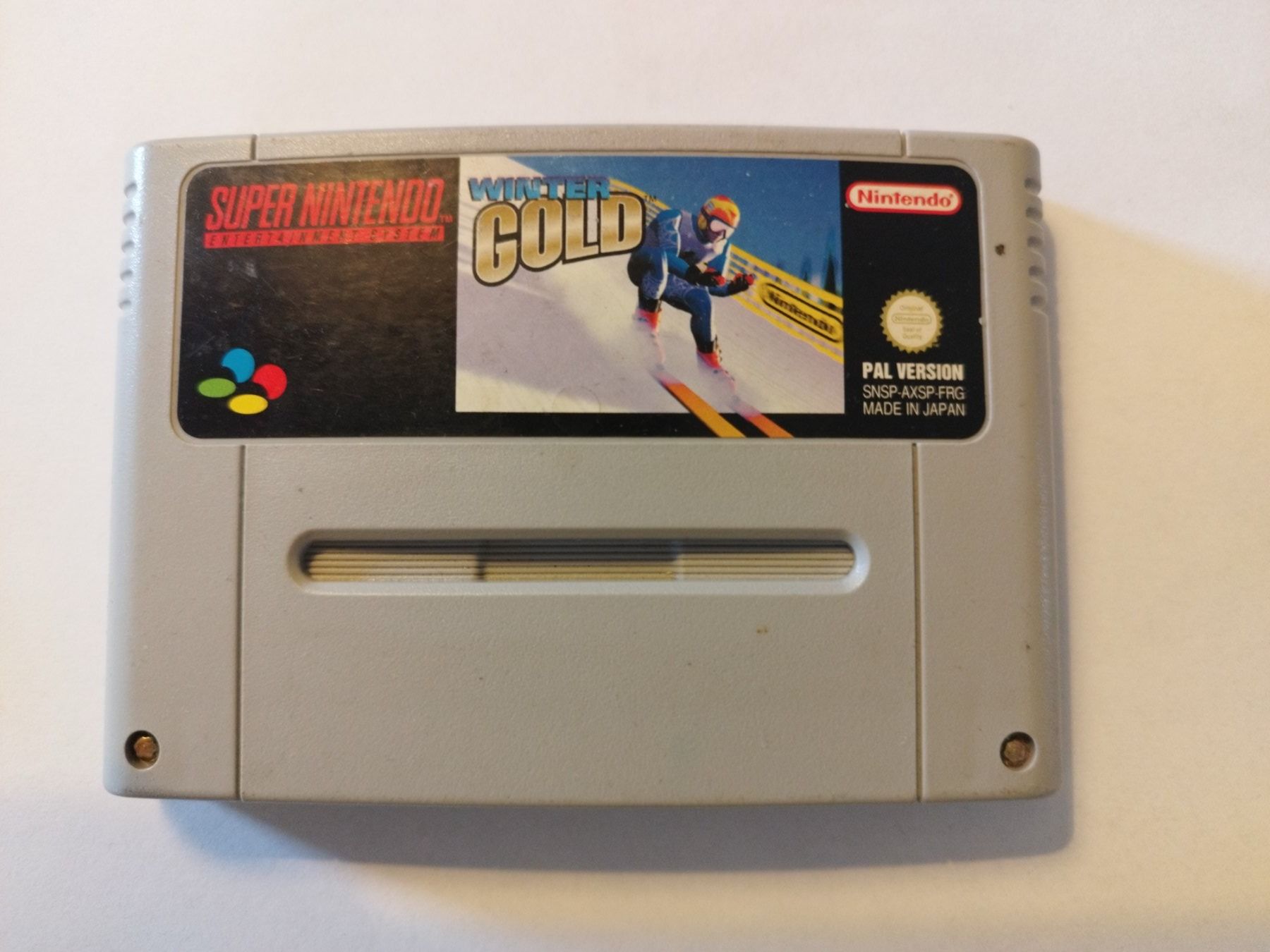 Nintendo Spiele: SNES Winter Gold Modul PAL Version Top Zustand – Gebraucht aus Basel von Sichuan