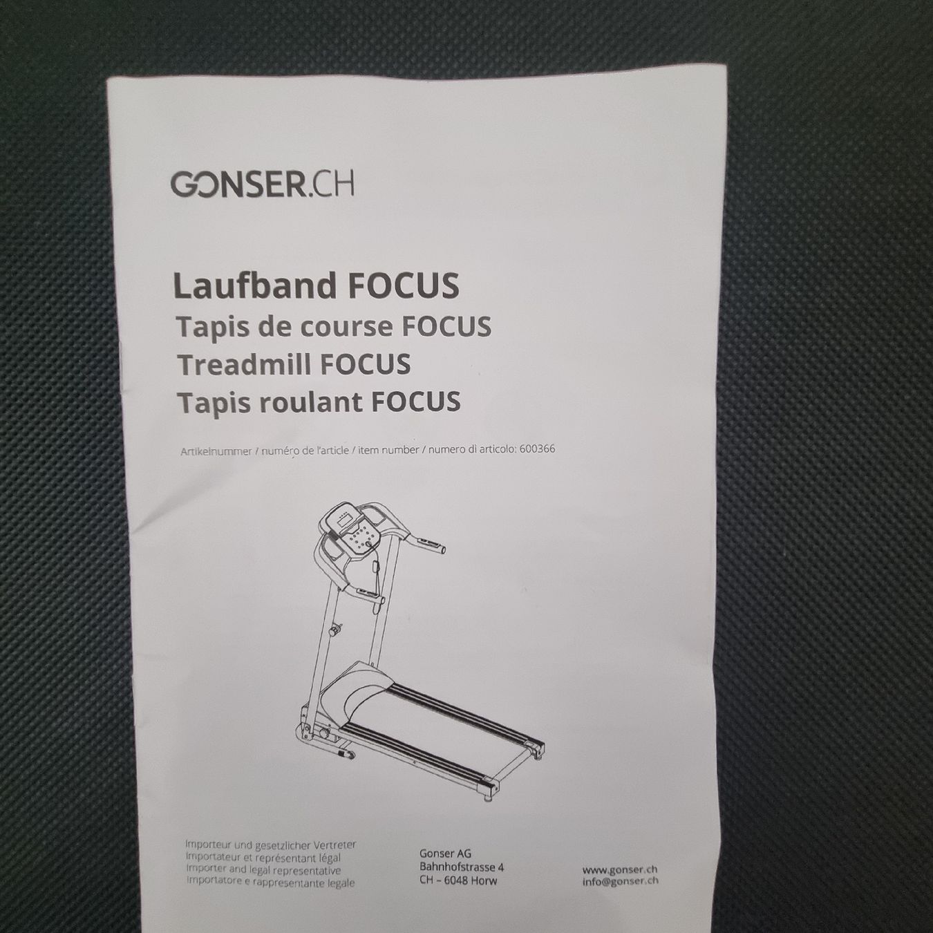 Gonser Vélos d'appartement: Laufband – Neuf (Voir description) à Aesch BL par Alain98 2