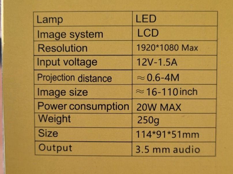Mini Multimedia LED Projektor Beamer Heimkino (600 Lumen) Kaufen auf