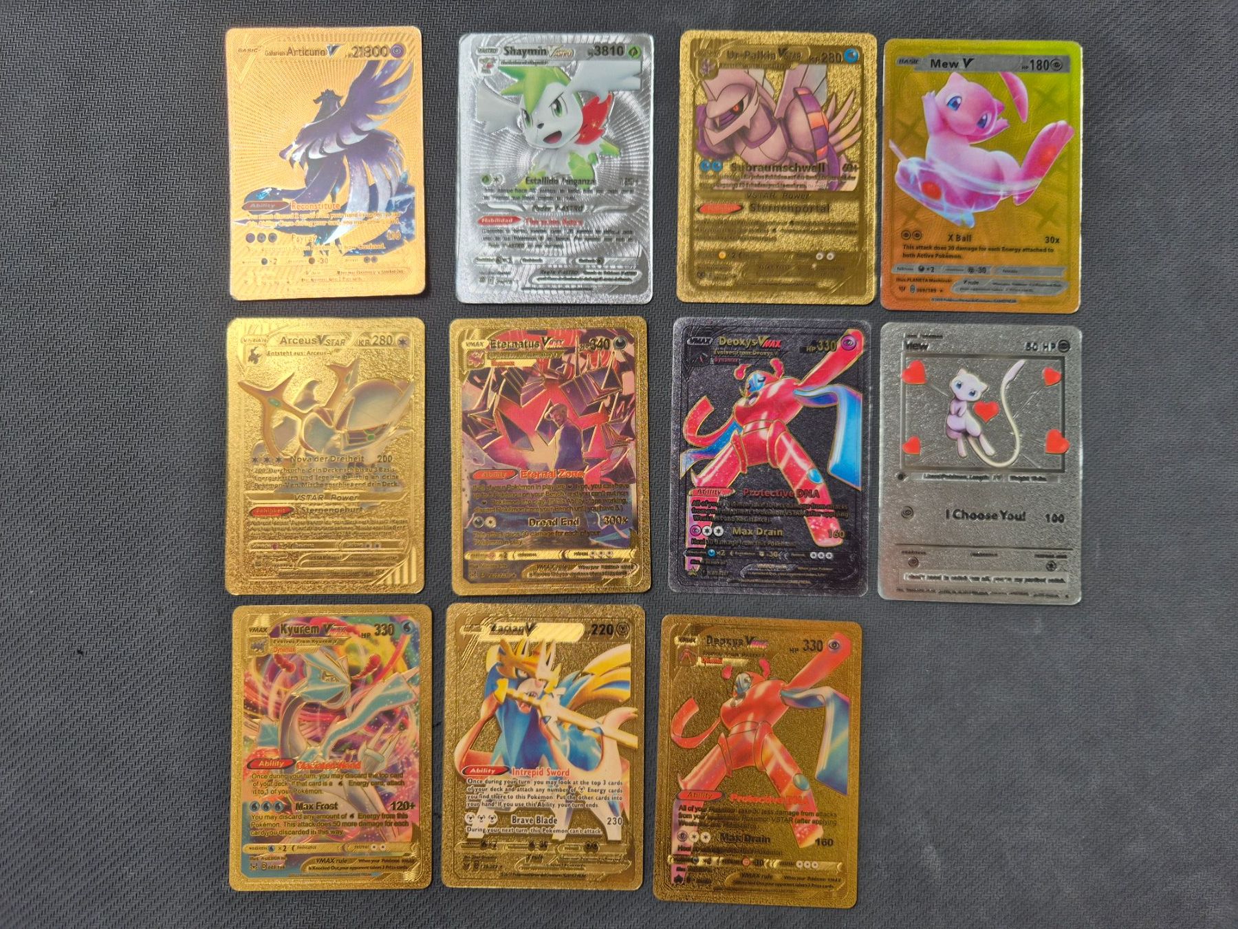 Pokémon Carte collezionabili: Gefälschte Legendäre Pokémon Karten Set – Usato da Opfikon venduto da Steins_Siedlung