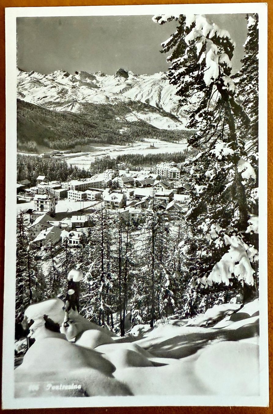 Ansichtskarten: Pontresina - Winter 1960 – Gebraucht aus Lutry von Ediego