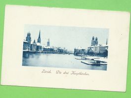 Zürich, die drei Hauptkirchen
