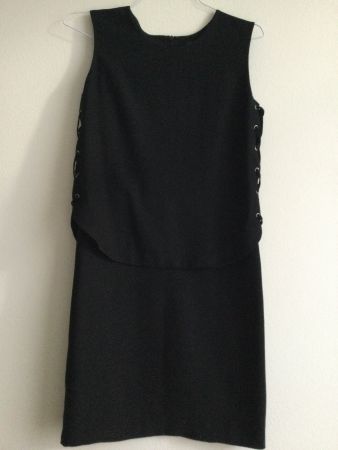 Kleid - wie 2 pièces -schwarz - robe  Laura Clément 34