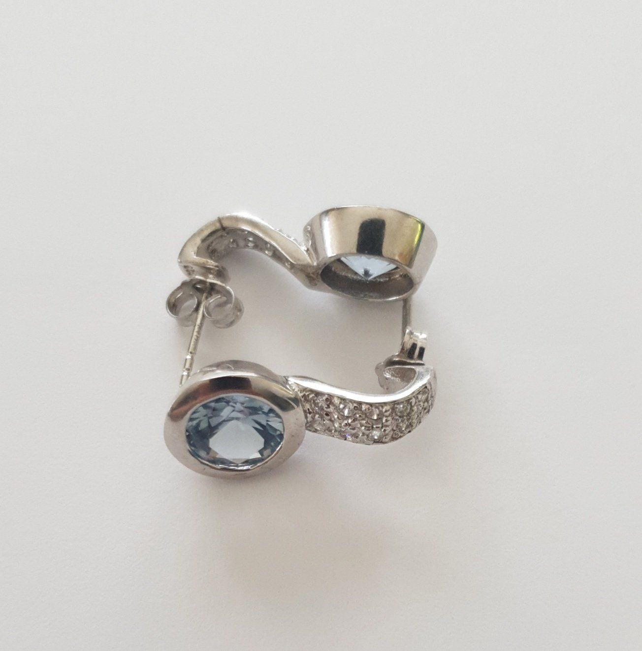 Orecchini pendenti & Orecchini a lobo: Silber 925 Ohrringe mit Aquamarin - Neu – Nuovo e nell'imballaggio originale da Uetikon am See venduto da Coralreef 3