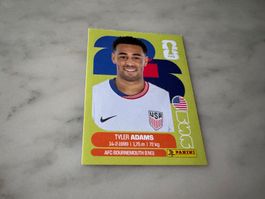 Panini Fifa Fussball WM 2026 Sticker Tyler Adams USA 8