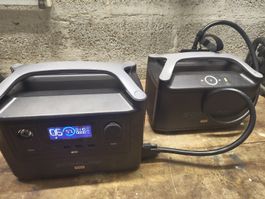 Ecoflow river pro mit Zusatzakku