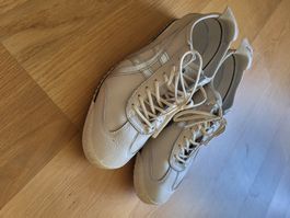 Onitsuka Tiger 40.5 Beige mit silbernen Streifen