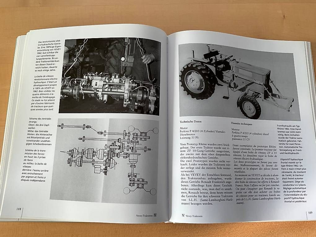 Tracteurs: Traktor Buch Vevey Neu – D'occasion à Schänis par Spezmech 1