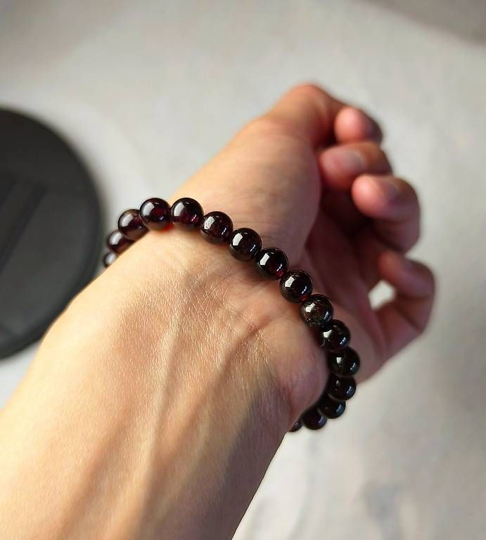 Bracciali & Braccialetti: Bracelet en grenat naturelle 7mm – Usato da Ursy venduto da tan_8qdl 3