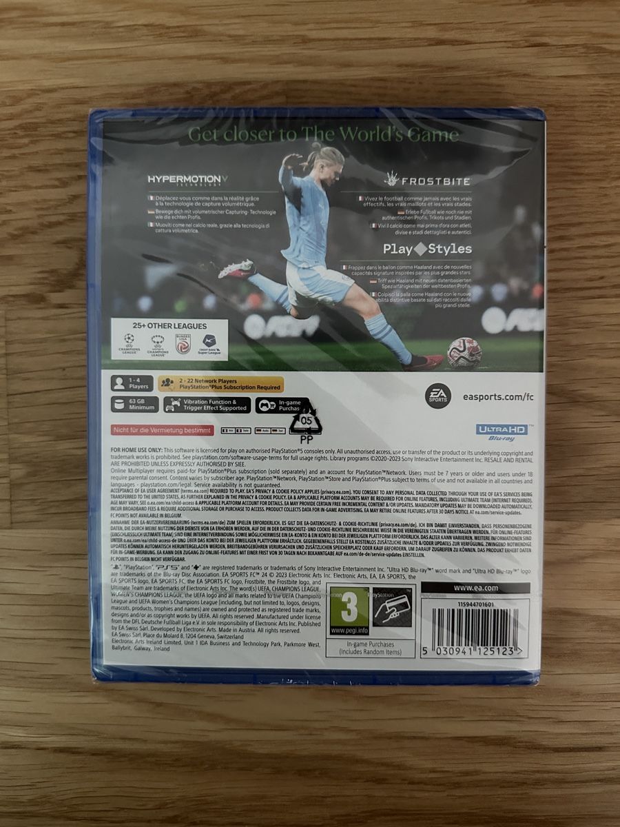 Sony Spiele: FC 24 PS5 – Neu und originalverpackt aus Ebikon von Gokuut 1