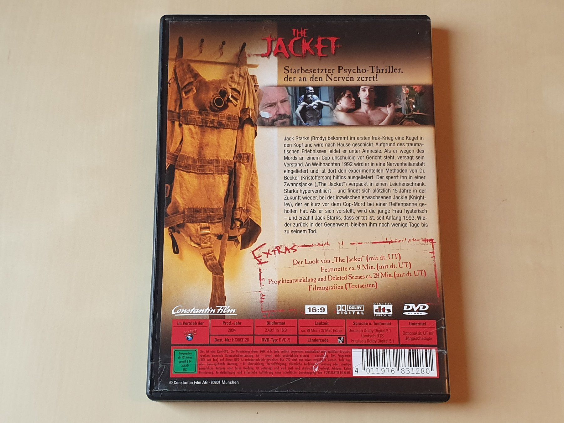 Tutti i DVDs: The Jacket – Usato da Stansstad venduto da collectorsshop 1