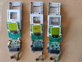 3x Original Gameboy Gehäuse/Display und Mainboard (Teile)