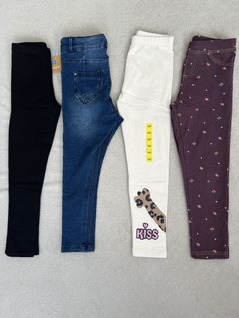Neu Mädchen Hose/ Leggings/ Jeans Gr 122