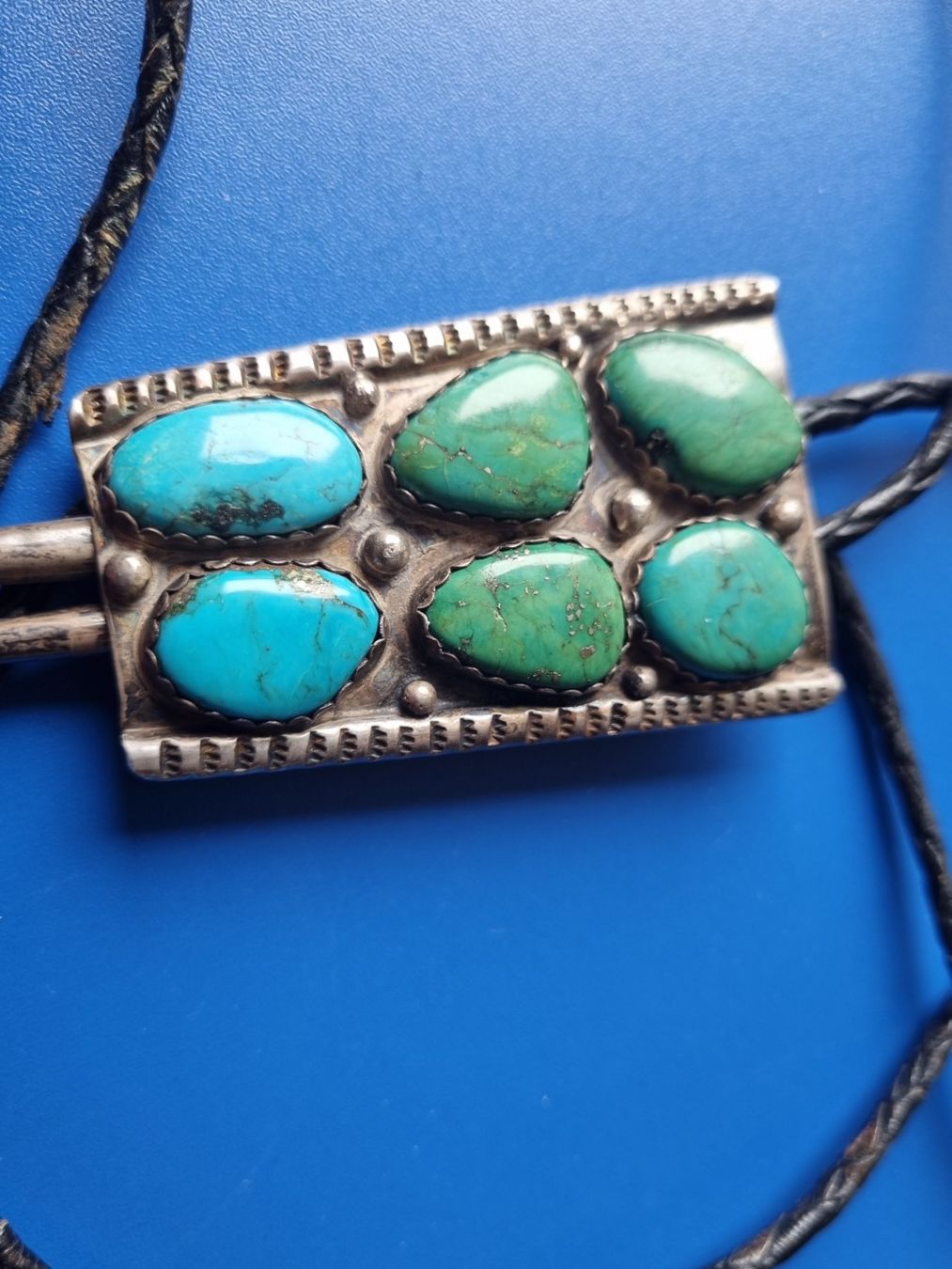 Krawatten: Vintage Bennett Bolokrawatte Indianer Silber – Gebraucht aus Schaffhausen von Leveron13 3