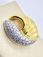 750/18 Karat Gold Anhänger mit 095 Ct Brillanten