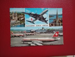 Zürich Flughafen Airport mehrbildrig 1971 (801)