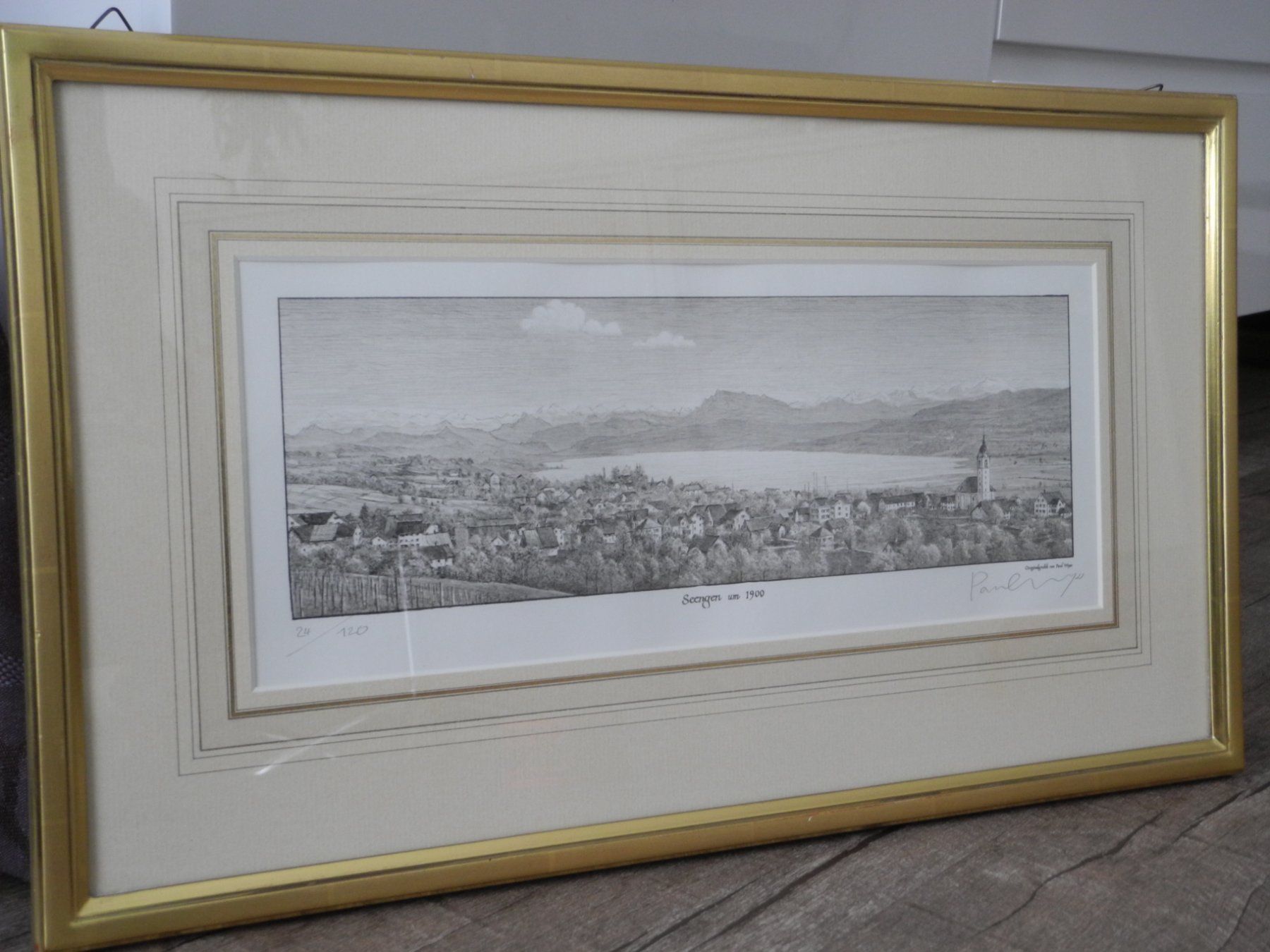 Foto & Immagini: ORIGINAL GRAFIK SEENGEN 1900  SIGNIERT – Usato da Reinach AG venduto da Huckleberrysix 1